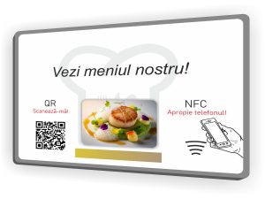 Placheta meniu digital